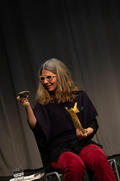 Tanzquartier Wien: Wir gehen erst, wenn wir gekommen sind. Ein Gespräch über 30 Jahre künstlerische Arbeit von Barbara Kraus. (22.2.2020) https://esel.at/termin/104944 | Foto: eSeL Foto: eSeL.at - Lorenz Seidler