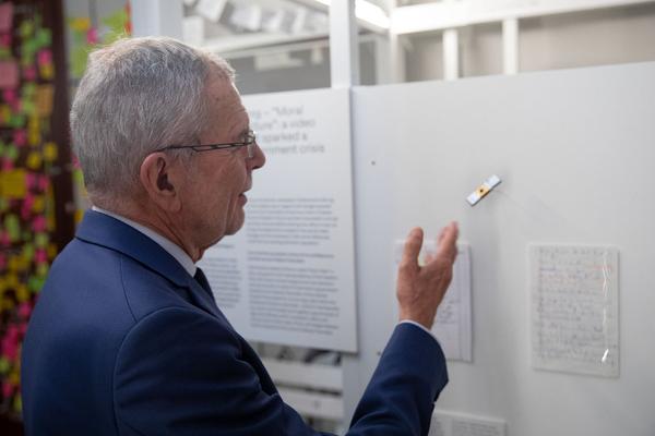 Haus der Geschichte Österreich - hdgö: Neue Zeiten - Österreich seit 1918. Preview mit Bundespräsident Alexander van der Bellen  (29.6.2020) Foto: eSeL Foto: eSeL.at - Lorenz Seidler