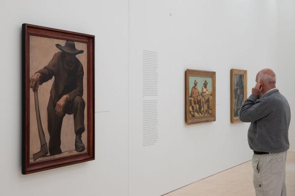 Landesgalerie Niederösterreich:  Der Welt (m)eine Ordnung geben. Sammlung Ernst Ploil  1.7. - 28.2.2020) https://www.lgnoe.at/de/ausstellungen/14-schiele-rainer-kokoschka | Foto: eSeL Foto: eSeL.at - Lorenz Seidler