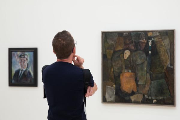 Landesgalerie Niederösterreich:  Der Welt (m)eine Ordnung geben. Sammlung Ernst Ploil  1.7. - 28.2.2020) https://www.lgnoe.at/de/ausstellungen/14-schiele-rainer-kokoschka | Foto: eSeL Foto: eSeL.at - Lorenz Seidler