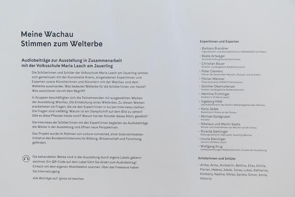 Landesgalerie Niederösterreich: Wachau. Die Entdeckung des Welterbes (1.7. - 6.3.2020) https://www.lgnoe.at/de/ausstellungen/15-wachau | Foto: eSeL Foto: eSeL.at - Lorenz Seidler