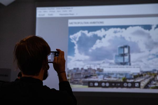 Architekturzentrum Wien: IBA Symposium: "Wir sind Quartier. Stadtentwicklung in der Klimakrise" (14.10.2020) Wie wohnen wir morgen?https://www.iba-wien.at/veranstaltungen/uebersicht/past-event-detail/event/wir-sind-quartier-symposium | Foto: eSeL Foto: eSeL.at - Lorenz Seidler