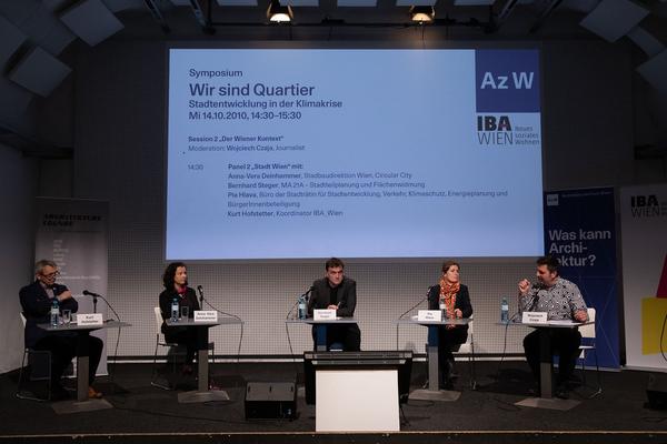 Architekturzentrum Wien: IBA Symposium: "Wir sind Quartier. Stadtentwicklung in der Klimakrise" (14.10.2020) Wie wohnen wir morgen?https://www.iba-wien.at/veranstaltungen/uebersicht/past-event-detail/event/wir-sind-quartier-symposium | Foto: eSeL Foto: eSeL.at - Lorenz Seidler