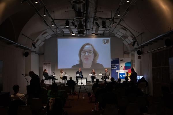 Architekturzentrum Wien: IBA Symposium: "Wir sind Quartier. Stadtentwicklung in der Klimakrise" (14.10.2020) Wie wohnen wir morgen?https://www.iba-wien.at/veranstaltungen/uebersicht/past-event-detail/event/wir-sind-quartier-symposium | Foto: eSeL Foto: eSeL.at - Lorenz Seidler