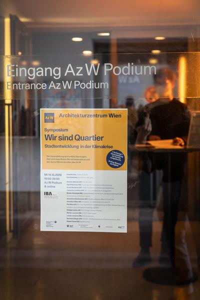 Architekturzentrum Wien: IBA Symposium: "Wir sind Quartier. Stadtentwicklung in der Klimakrise" (14.10.2020) Wie wohnen wir morgen?https://www.iba-wien.at/veranstaltungen/uebersicht/past-event-detail/event/wir-sind-quartier-symposium | Foto: eSeL Foto: eSeL.at - Lorenz Seidler