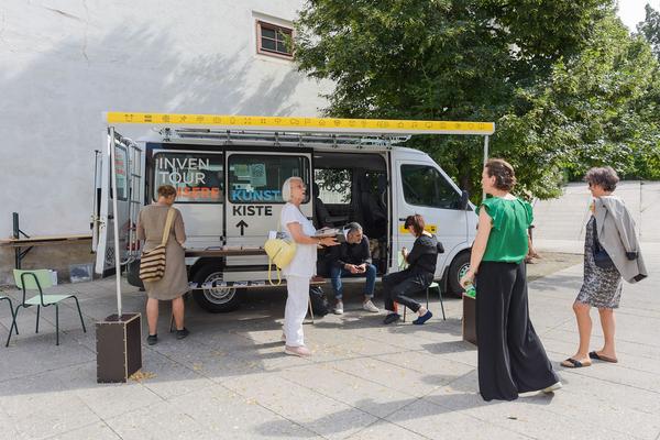 Kunst im öffentlichen Raum Niederösterreich @ Schloss Orth: Franz Kapfer - Zur Errettung des Christentums (25.7.2020, Eröffnung) https://publicart.at/de/kalender/?pid=1009 | Foto: eSeL.at - Joanna Pianka Foto: eSeL.at - Joanna Pianka