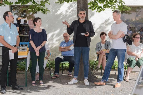 Kunst im öffentlichen Raum Niederösterreich @ Schloss Orth: Franz Kapfer - Zur Errettung des Christentums (25.7.2020, Eröffnung) https://publicart.at/de/kalender/?pid=1009 | Foto: eSeL.at - Joanna Pianka Foto: eSeL.at - Joanna Pianka