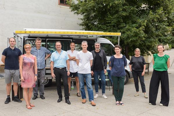 Kunst im öffentlichen Raum Niederösterreich @ Schloss Orth: Franz Kapfer - Zur Errettung des Christentums (25.7.2020, Eröffnung) https://publicart.at/de/kalender/?pid=1009 | Foto: eSeL.at - Joanna Pianka Foto: eSeL.at - Joanna Pianka