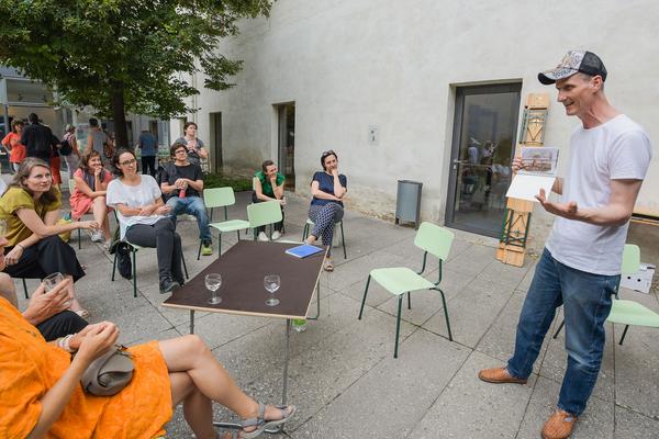 Kunst im öffentlichen Raum Niederösterreich @ Schloss Orth: Franz Kapfer - Zur Errettung des Christentums (25.7.2020, Eröffnung) https://publicart.at/de/kalender/?pid=1009 | Foto: eSeL.at - Joanna Pianka Foto: eSeL.at - Joanna Pianka