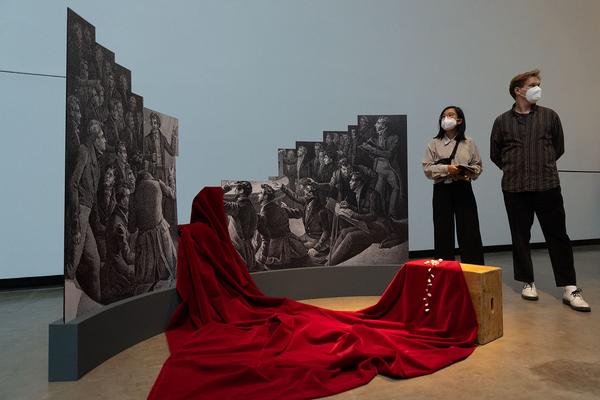 Kunsthalle Wien: Belinda Kazeem-Kamiński (21.10.2021 - 6.2.2022) Foto: eSeL.at - Lorenz Seidler Foto: eSeL Lorenz Seidler