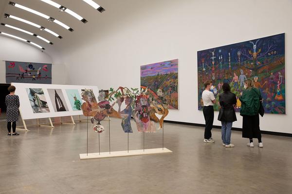 Kunsthalle Wien: And if I devoted my life to one of its feathers? (Wiener Festwochen Ausstellung, 14.5. - 26.9.2021) Foto: eSeL.at - Lorenz Seidler Foto: eSeL.at - Lorenz Seidler