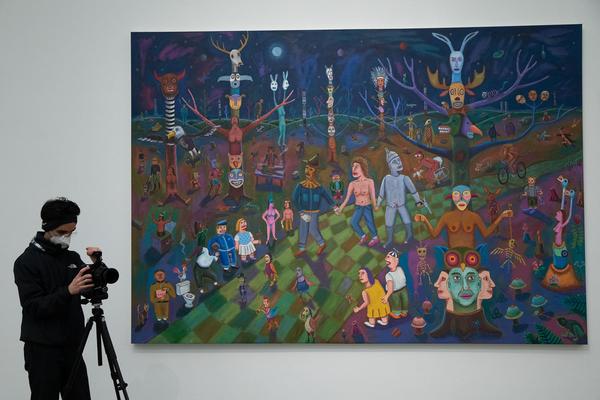 Kunsthalle Wien: And if I devoted my life to one of its feathers? (Wiener Festwochen Ausstellung, Pressekonferenz, 14.5.2021) Foto: eSeL.at - Lorenz Seidler Foto: eSeL.at - Lorenz Seidler