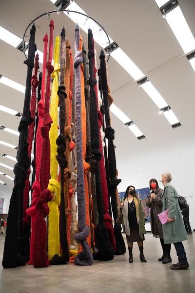 Kunsthalle Wien: And if I devoted my life to one of its feathers? (Wiener Festwochen Ausstellung, Pressekonferenz, 14.5.2021) Foto: eSeL.at - Lorenz Seidler Foto: eSeL.at - Lorenz Seidler