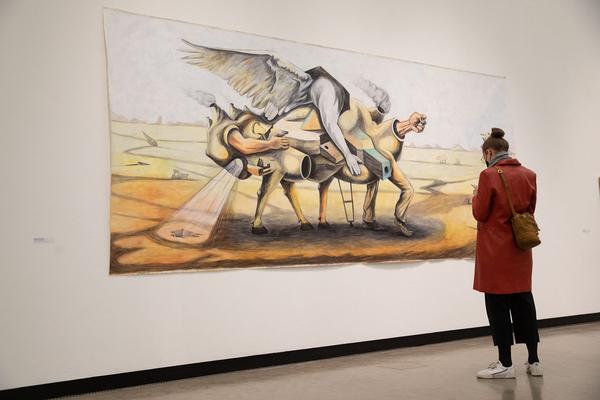 Kunsthalle Wien: And if I devoted my life to one of its feathers? (Wiener Festwochen Ausstellung, Pressekonferenz, 14.5.2021) Foto: eSeL.at - Lorenz Seidler Foto: eSeL.at - Lorenz Seidler