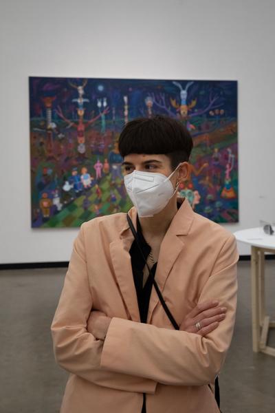 Kunsthalle Wien: And if I devoted my life to one of its feathers? (Wiener Festwochen Ausstellung, Pressekonferenz, 14.5.2021) Foto: eSeL.at - Lorenz Seidler Foto: eSeL.at - Lorenz Seidler