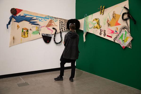 Kunsthalle Wien: And if I devoted my life to one of its feathers? (Wiener Festwochen Ausstellung, Pressekonferenz, 14.5.2021) Foto: eSeL.at - Lorenz Seidler Foto: eSeL.at - Lorenz Seidler