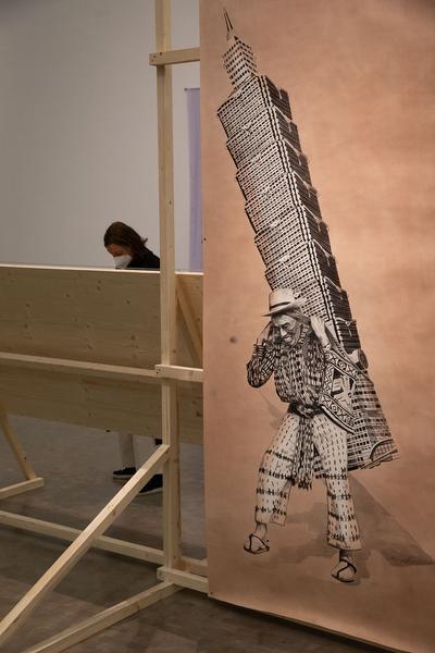 Kunsthalle Wien: And if I devoted my life to one of its feathers? (Wiener Festwochen Ausstellung, Pressekonferenz, 14.5.2021) Foto: eSeL.at - Lorenz Seidler Foto: eSeL.at - Lorenz Seidler
