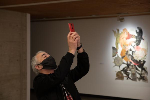 Kunsthalle Wien: And if I devoted my life to one of its feathers? (Wiener Festwochen Ausstellung, Pressekonferenz, 14.5.2021) Foto: eSeL.at - Lorenz Seidler Foto: eSeL.at - Lorenz Seidler