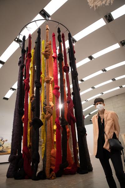 Kunsthalle Wien: And if I devoted my life to one of its feathers? (Wiener Festwochen Ausstellung, Pressekonferenz, 14.5.2021) Foto: eSeL.at - Lorenz Seidler Foto: eSeL.at - Lorenz Seidler