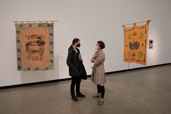 Kunsthalle Wien: And if I devoted my life to one of its feathers? (Wiener Festwochen Ausstellung, Pressekonferenz, 14.5.2021) Foto: eSeL.at - Lorenz Seidler Foto: eSeL.at - Lorenz Seidler