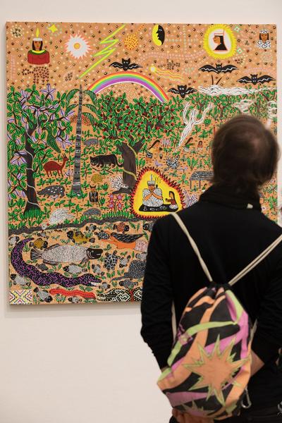 Kunsthalle Wien: And if I devoted my life to one of its feathers? (Wiener Festwochen Ausstellung, Eröffnung, 14.5.2021) Foto: eSeL.at - Lorenz Seidler Foto: eSeL.at - Lorenz Seidler
