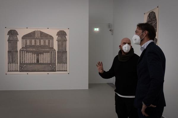 Kunsthalle Krems: Andreas Werner. Galaktal (20.11.2021 - 3.4.2022) Foto: eSeL.at - Lorenz Seidler Foto: eSeL Lorenz Seidler