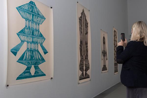 Kunsthalle Krems: Andreas Werner. Galaktal (20.11.2021 - 3.4.2022) Foto: eSeL.at - Lorenz Seidler Foto: eSeL Lorenz Seidler