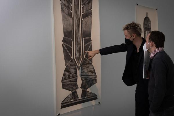 Kunsthalle Krems: Andreas Werner. Galaktal (20.11.2021 - 3.4.2022) Foto: eSeL.at - Lorenz Seidler Foto: eSeL Lorenz Seidler