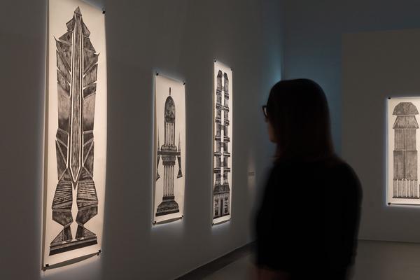Kunsthalle Krems: Andreas Werner. Galaktal (20.11.2021 - 3.4.2022) Foto: eSeL.at - Lorenz Seidler Foto: eSeL Lorenz Seidler