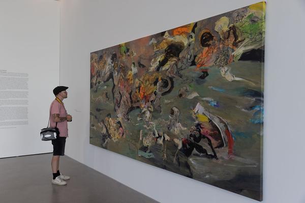 Landesgalerie Niederösterreich: #Artstories: Spuren und Masken der Flucht (4.9.2021) Foto: eSeL Foto: eSeL Lorenz Seidler