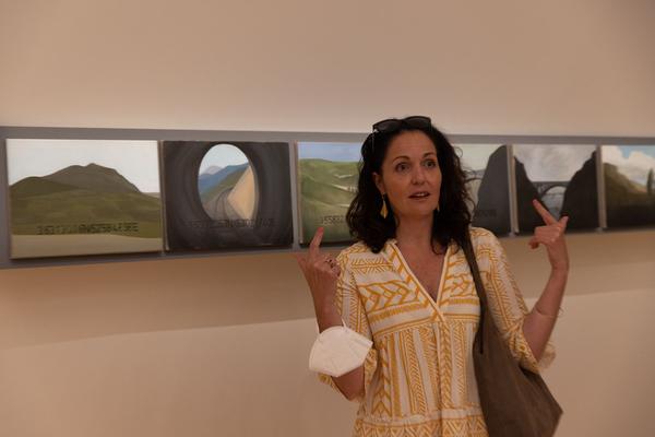 Landesgalerie Niederösterreich: #Artstories: Spuren und Masken der Flucht (4.9.2021) Foto: eSeL Foto: eSeL Lorenz Seidler