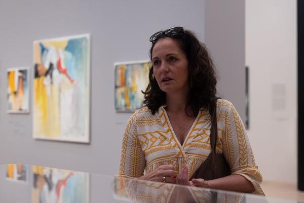 Landesgalerie Niederösterreich: #Artstories: Spuren und Masken der Flucht (4.9.2021) Foto: eSeL Foto: eSeL Lorenz Seidler