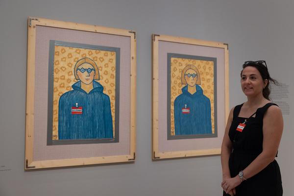 Landesgalerie Niederösterreich: #Artstories: Spuren und Masken der Flucht (4.9.2021) Foto: eSeL Foto: eSeL Lorenz Seidler