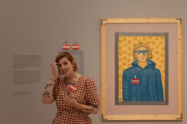 Landesgalerie Niederösterreich: #Artstories: Spuren und Masken der Flucht (4.9.2021) Foto: eSeL Foto: eSeL Lorenz Seidler