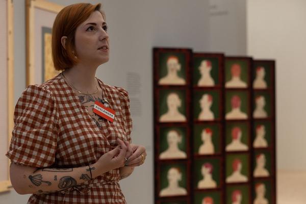 Landesgalerie Niederösterreich: #Artstories: Spuren und Masken der Flucht (4.9.2021) Foto: eSeL Foto: eSeL Lorenz Seidler