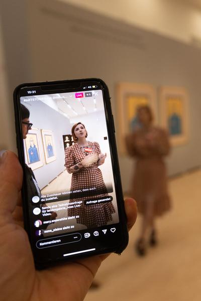 Landesgalerie Niederösterreich: #Artstories: Spuren und Masken der Flucht (4.9.2021) Foto: eSeL Foto: eSeL Lorenz Seidler