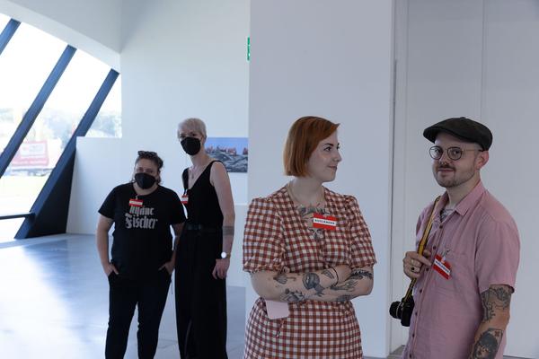Landesgalerie Niederösterreich: #Artstories: Spuren und Masken der Flucht (4.9.2021) Foto: eSeL Foto: eSeL Lorenz Seidler