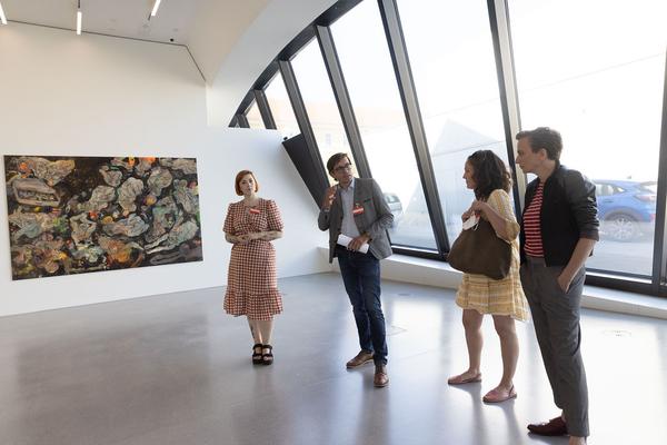 Landesgalerie Niederösterreich: #Artstories: Spuren und Masken der Flucht (4.9.2021) Foto: eSeL Foto: eSeL Lorenz Seidler