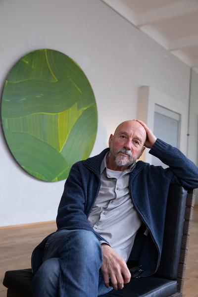 Atelierbesuch Jakob Gasteiger  (Albertina, 22.04.-22.08.2021) https://www.albertina.at/ausstellungen/jakob-gasteiger-post-radikale-malerei | Foto: eSeL Foto: eSeL.at - Lorenz Seidler