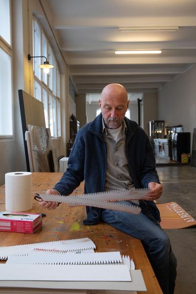 Atelierbesuch Jakob Gasteiger  (Albertina, 22.04.-22.08.2021) https://www.albertina.at/ausstellungen/jakob-gasteiger-post-radikale-malerei | Foto: eSeL Foto: eSeL.at - Lorenz Seidler