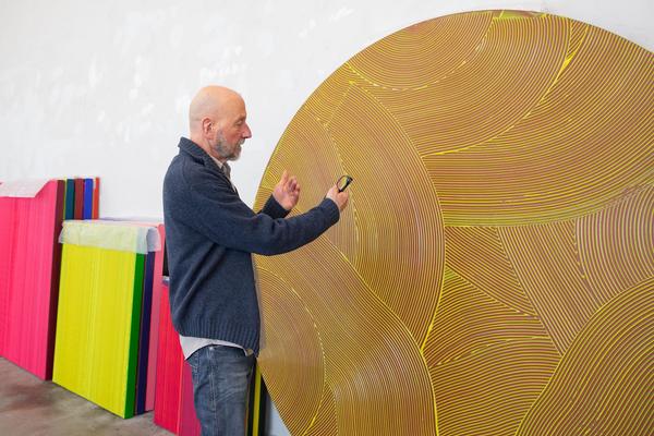 Atelierbesuch Jakob Gasteiger  (Albertina, 22.04.-22.08.2021) https://www.albertina.at/ausstellungen/jakob-gasteiger-post-radikale-malerei | Foto: eSeL Foto: eSeL.at - Lorenz Seidler