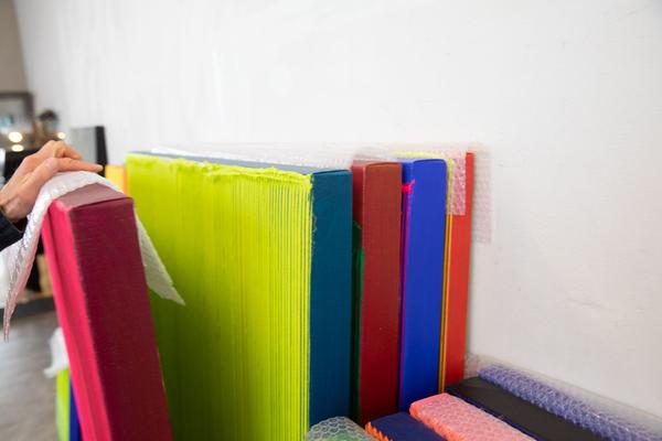 Atelierbesuch Jakob Gasteiger  (Albertina, 22.04.-22.08.2021) https://www.albertina.at/ausstellungen/jakob-gasteiger-post-radikale-malerei | Foto: eSeL Foto: eSeL.at - Lorenz Seidler