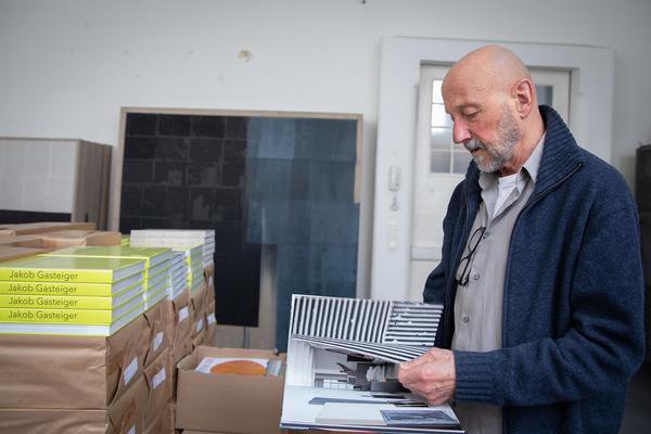Atelierbesuch Jakob Gasteiger  (Albertina, 22.04.-22.08.2021) https://www.albertina.at/ausstellungen/jakob-gasteiger-post-radikale-malerei | Foto: eSeL Foto: eSeL.at - Lorenz Seidler