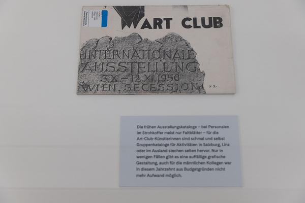 Landesgalerie Niederösterreich: Aufbrüche. Künsterinnen des Art Club (16.10. - 6.3.2021) Foto: eSeL.at - Lorenz Seidler Foto: eSeL Lorenz Seidler