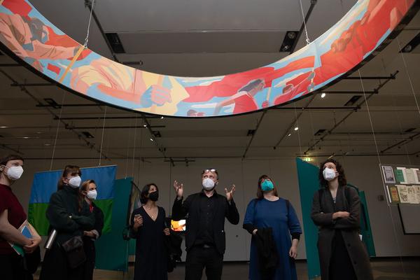 Kunsthalle Wien: Averklub Collective. Manuš heißt Mensch (2.6. - 5.9.2021) https://kunsthallewien.at/ausstellung/averklub-collective-manus-heisst-mensch | Foto: eSeL Foto: eSeL.at - Lorenz Seidler