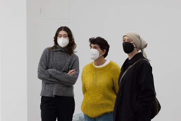 Vienna Art Week / Secession: Eröffnung Nairy Baghramian / Sarah Rapson / Nora Turato (19.11.2021) Foto: eSeL.at - Lorenz Seidler Foto: eSeL.at - Lorenz Seidler
