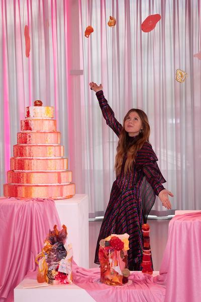 MuseumsQuartier Wien: Cake Art  - Sophia Stolz (17.9.2021) Foto: eSeL.at - Lorenz Seidler Foto: eSeL Lorenz Seidler