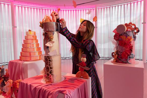 MuseumsQuartier Wien: Cake Art  - Sophia Stolz (17.9.2021) Foto: eSeL.at - Lorenz Seidler Foto: eSeL Lorenz Seidler