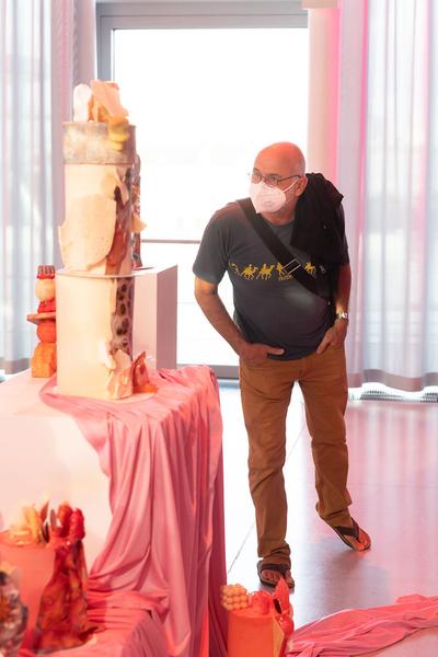 MuseumsQuartier Wien: Cake Art  - Sophia Stolz (17.9.2021) Foto: eSeL.at - Lorenz Seidler Foto: eSeL Lorenz Seidler