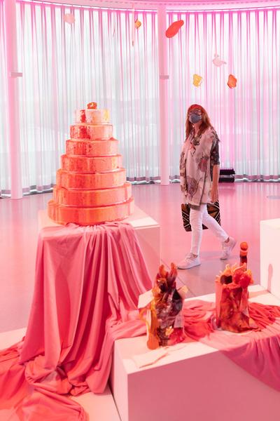 MuseumsQuartier Wien: Cake Art  - Sophia Stolz (17.9.2021) Foto: eSeL.at - Lorenz Seidler Foto: eSeL Lorenz Seidler